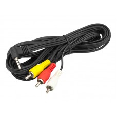 Laidas 3.5mm - 3xRCA (K-K) 2.5m 